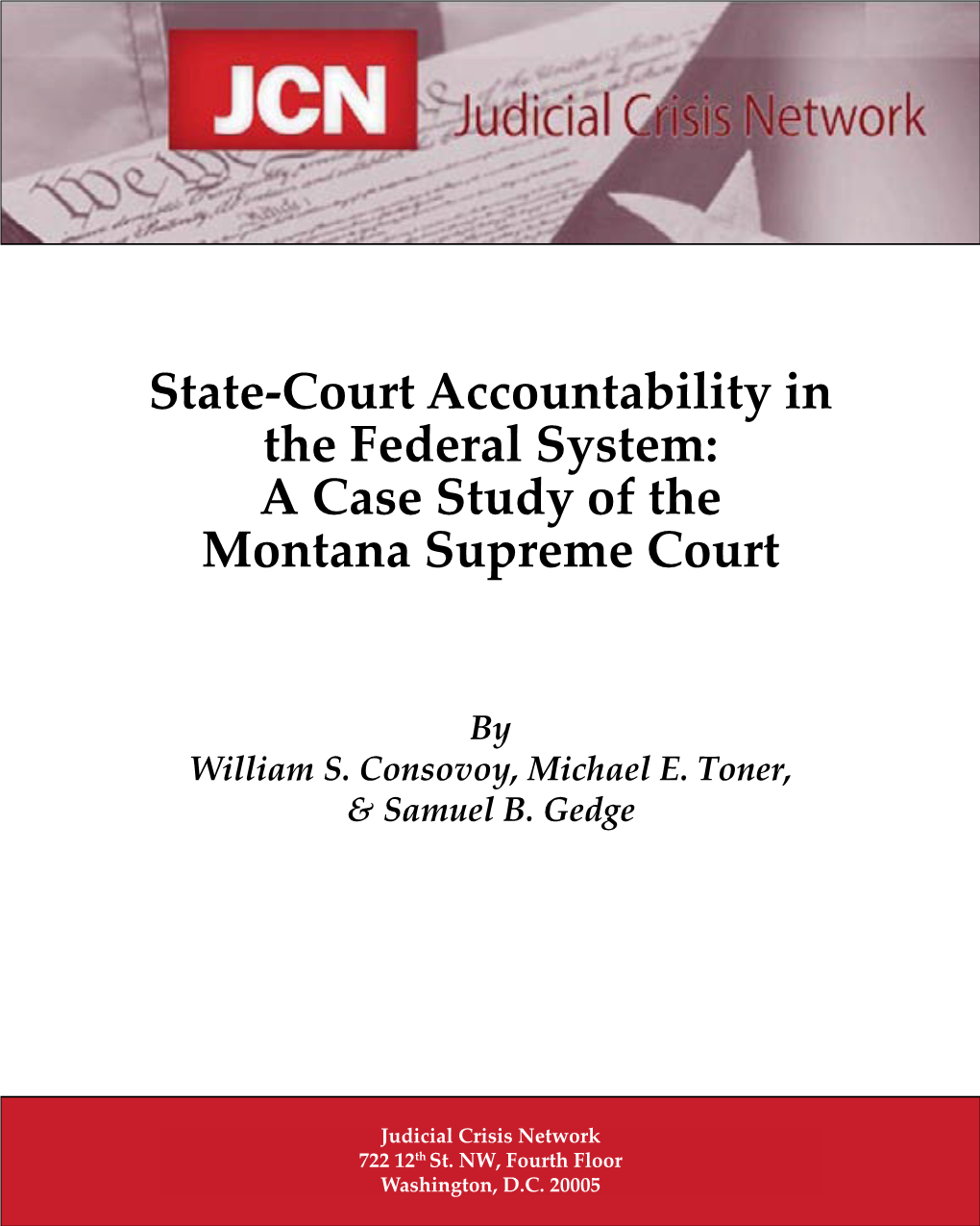 A Case Study of the Montana Supreme Court