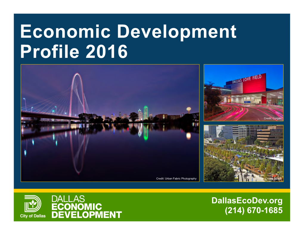 Economic Development Profile 2016