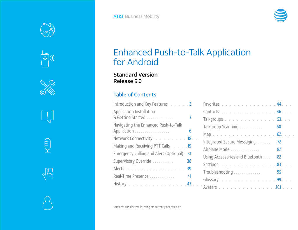 AT&T EPTT Application for Android