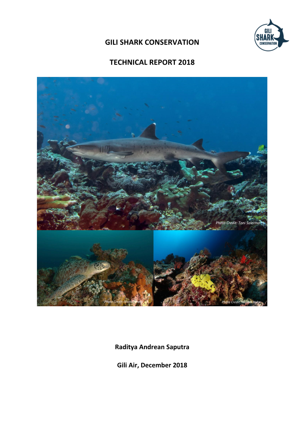 Gili Shark Conservation Technical Report 2018