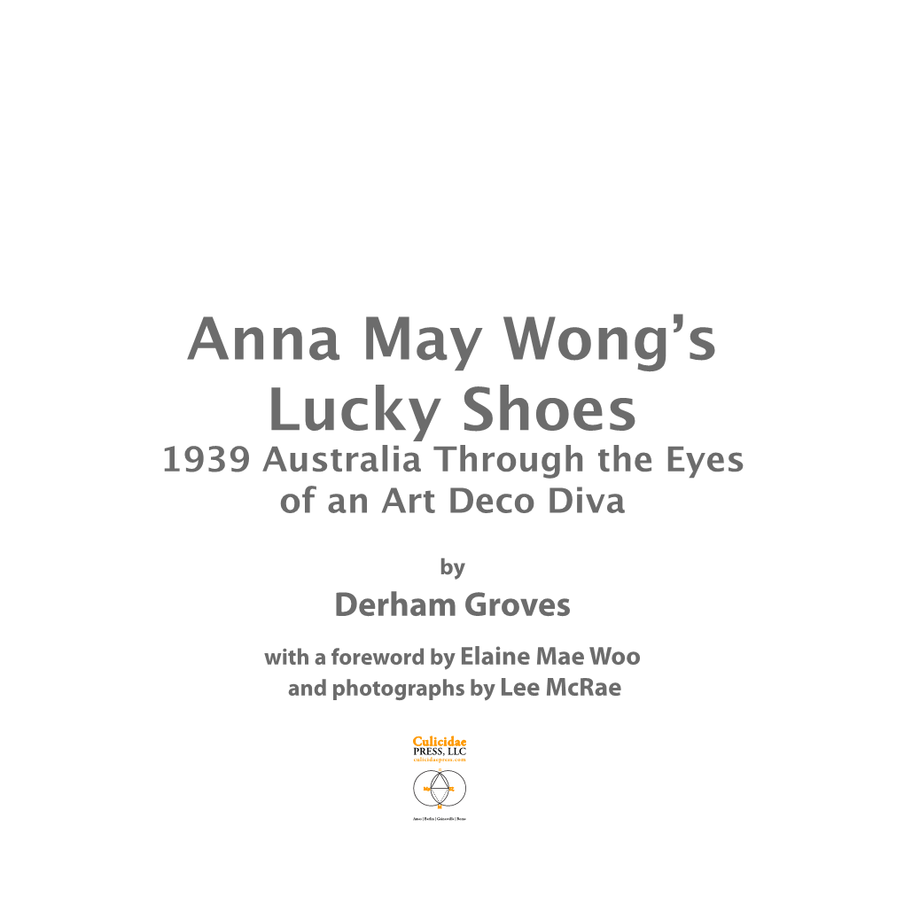 Anna May Wong S Lucky Shoes