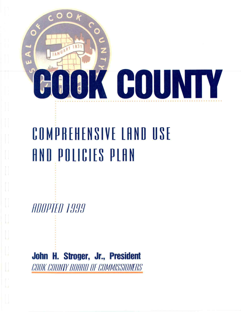 Comprehensive Land Use and Policies Plan 1999