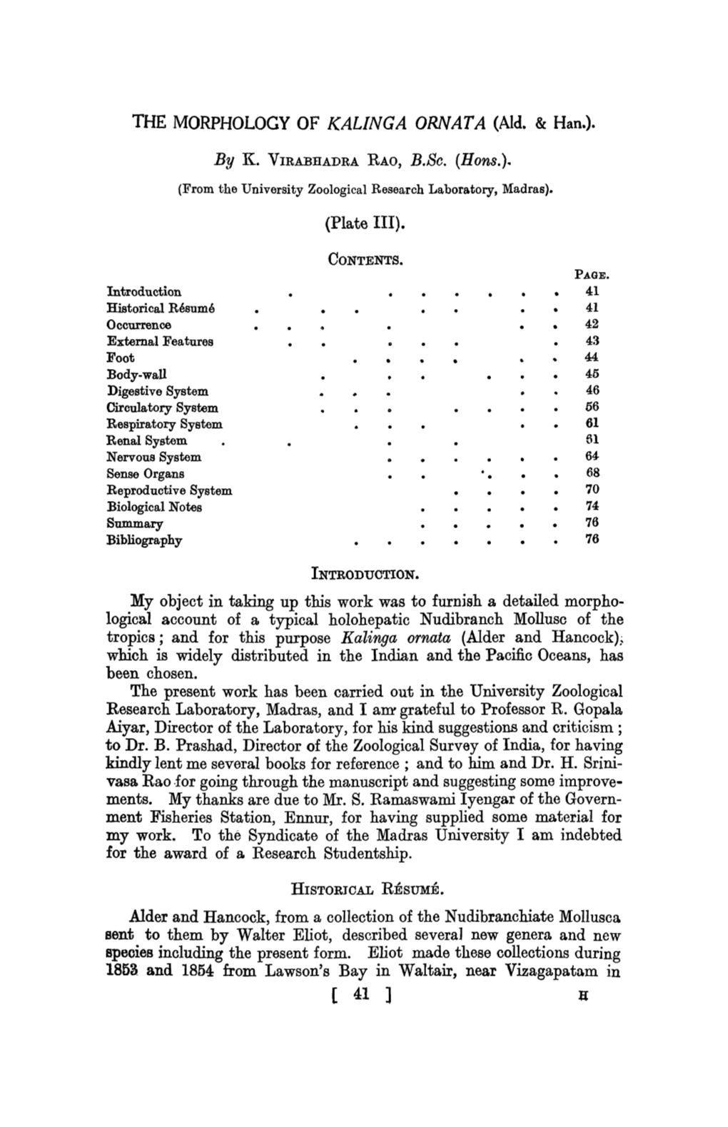 THE MORPHOLOGY of KALINGA ORNAT a (Ald