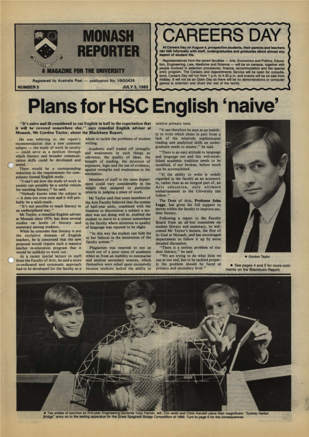 Plans for HSC English'naive'