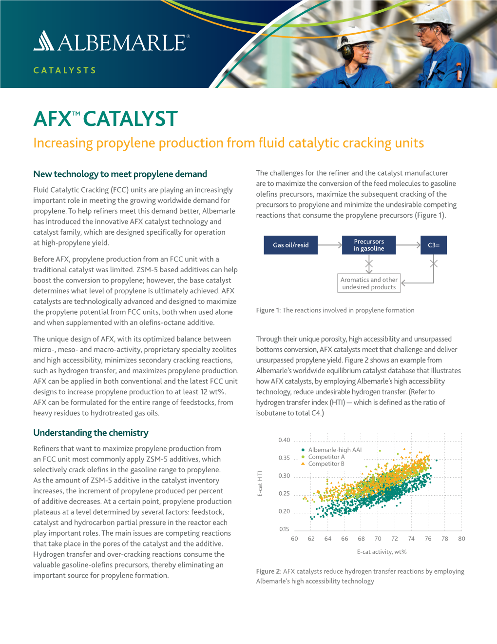 AFXTM CATALYST Increasing Propylene Production from Fluid Catalytic Cracking Units