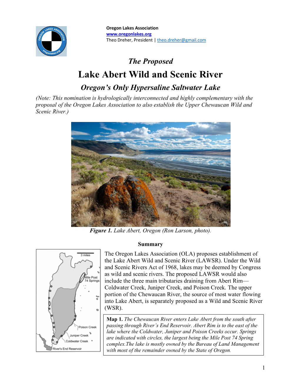 Lake Abert WSR Proposal OLA V5 April 2020
