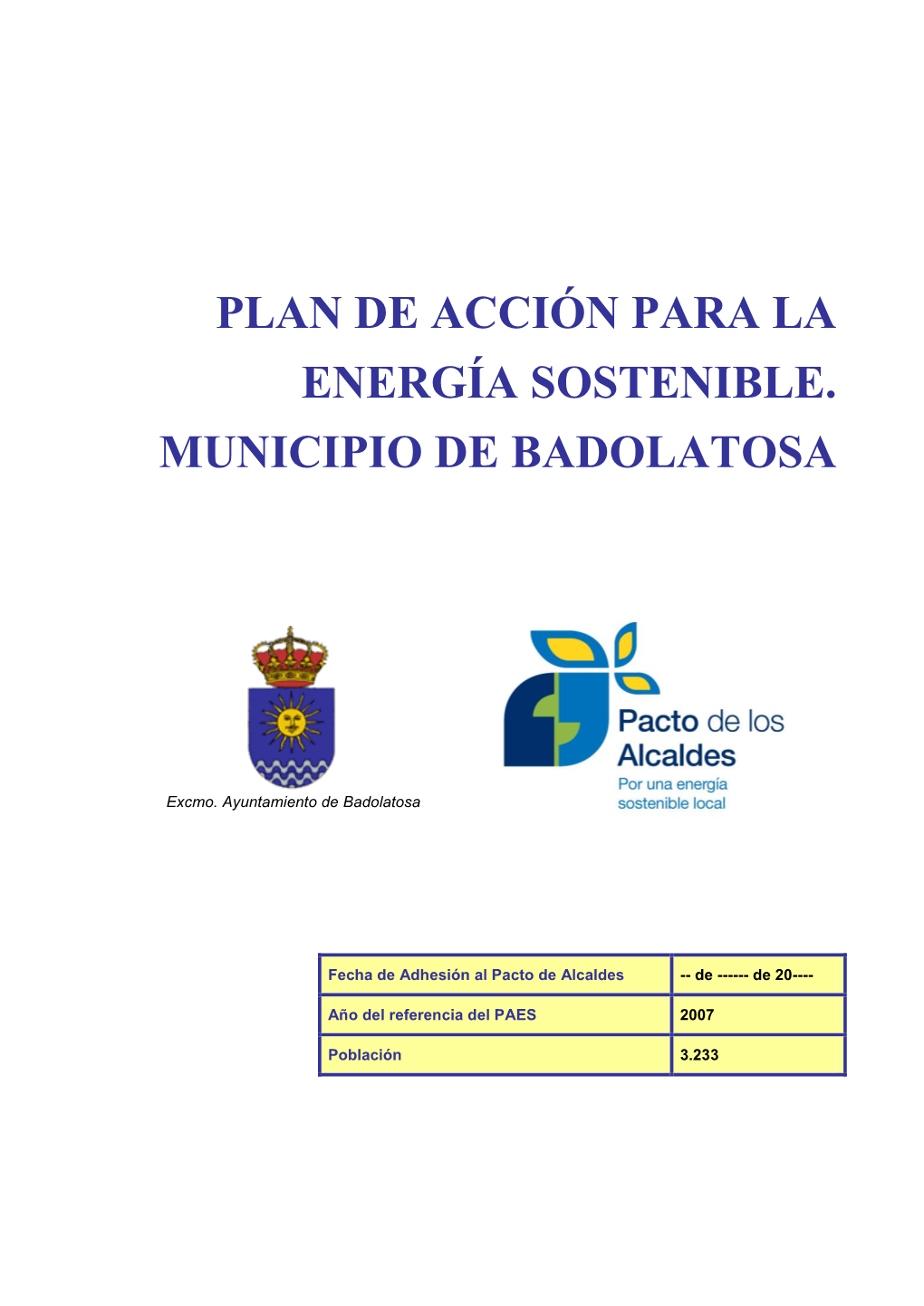 Plan De Acción Para La Energía Sostenible