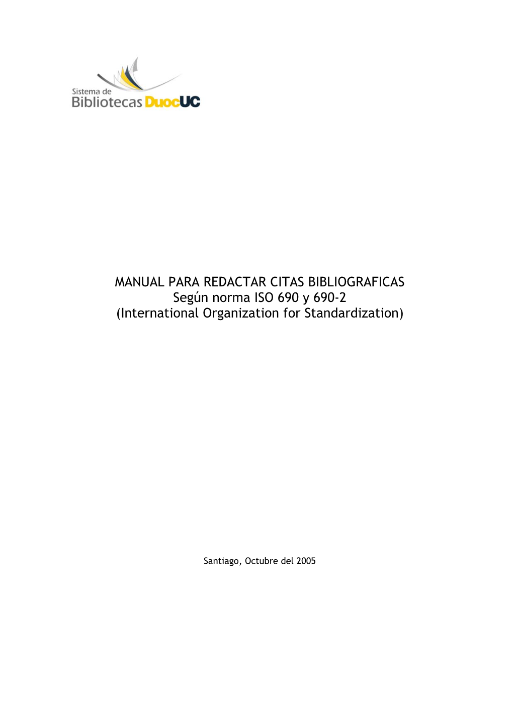 Redactar Citas Bibliograficas (Norma ISO 690 Y 690-2)