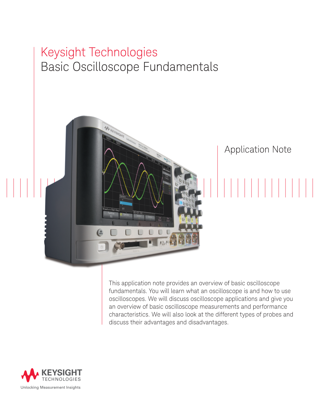 Keysight Technologies Basic Oscilloscope Fundamentals