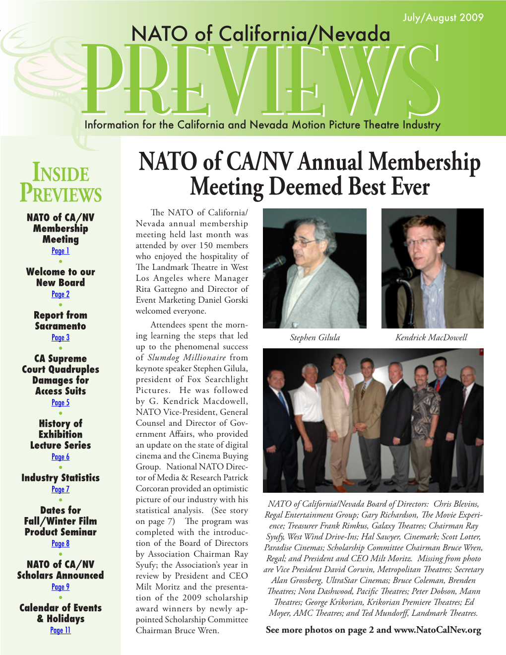 NATO of CA/NV Annual Membership Meeting Deemed Best Ever