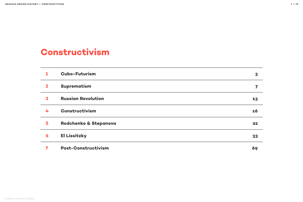 Constructivism﻿ 1 / 75