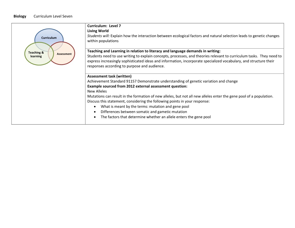 Explain How the Interaction Between Ecological Factors and Natural Selection Leads to Genetic Changes Within Populations