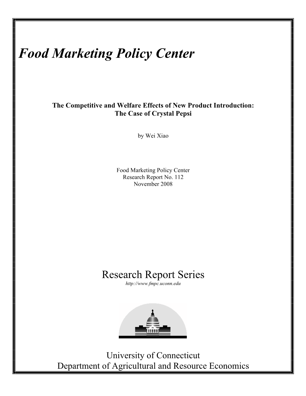 Food Marketing Policy Center