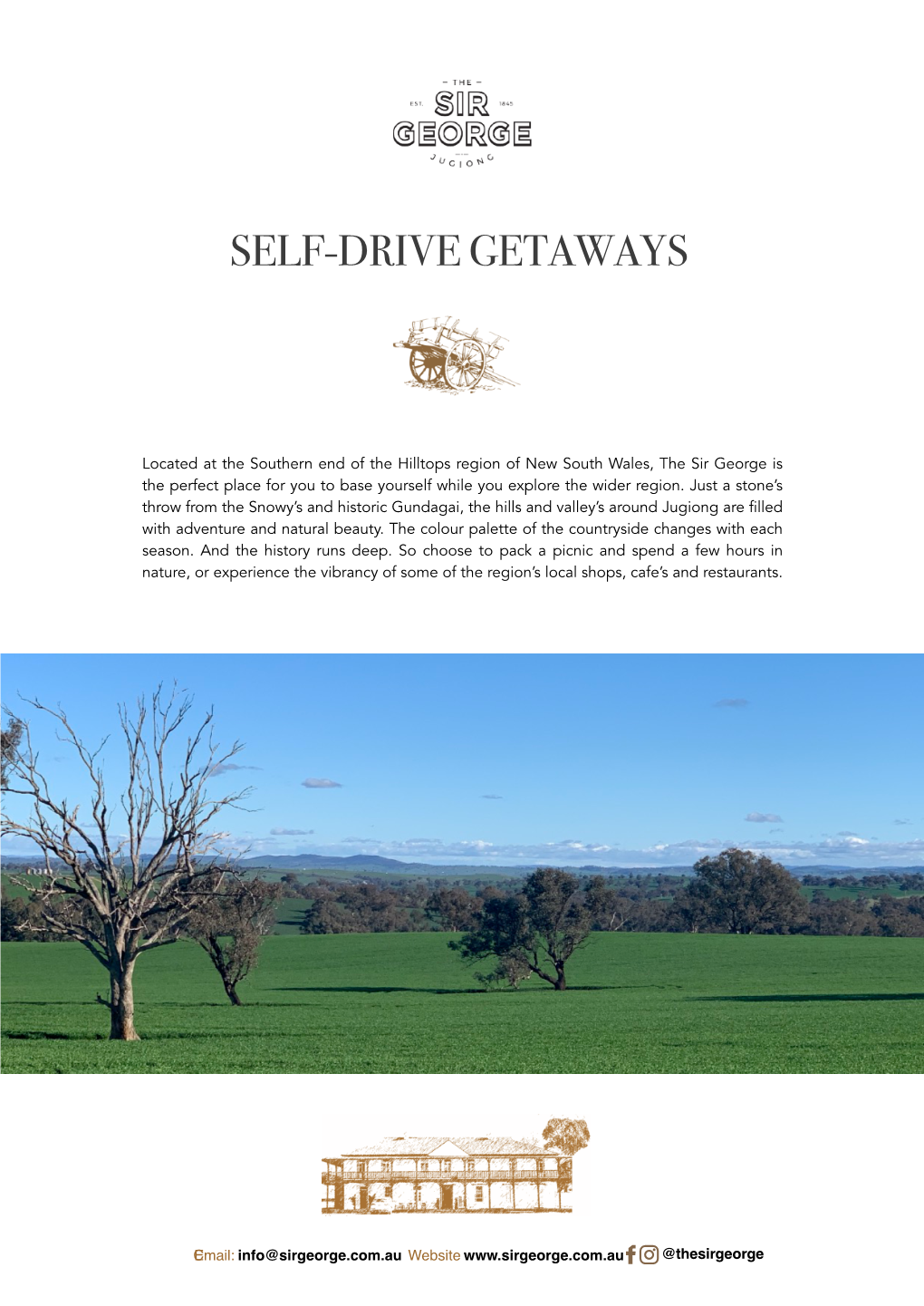 Sir George Self-Drive Packages