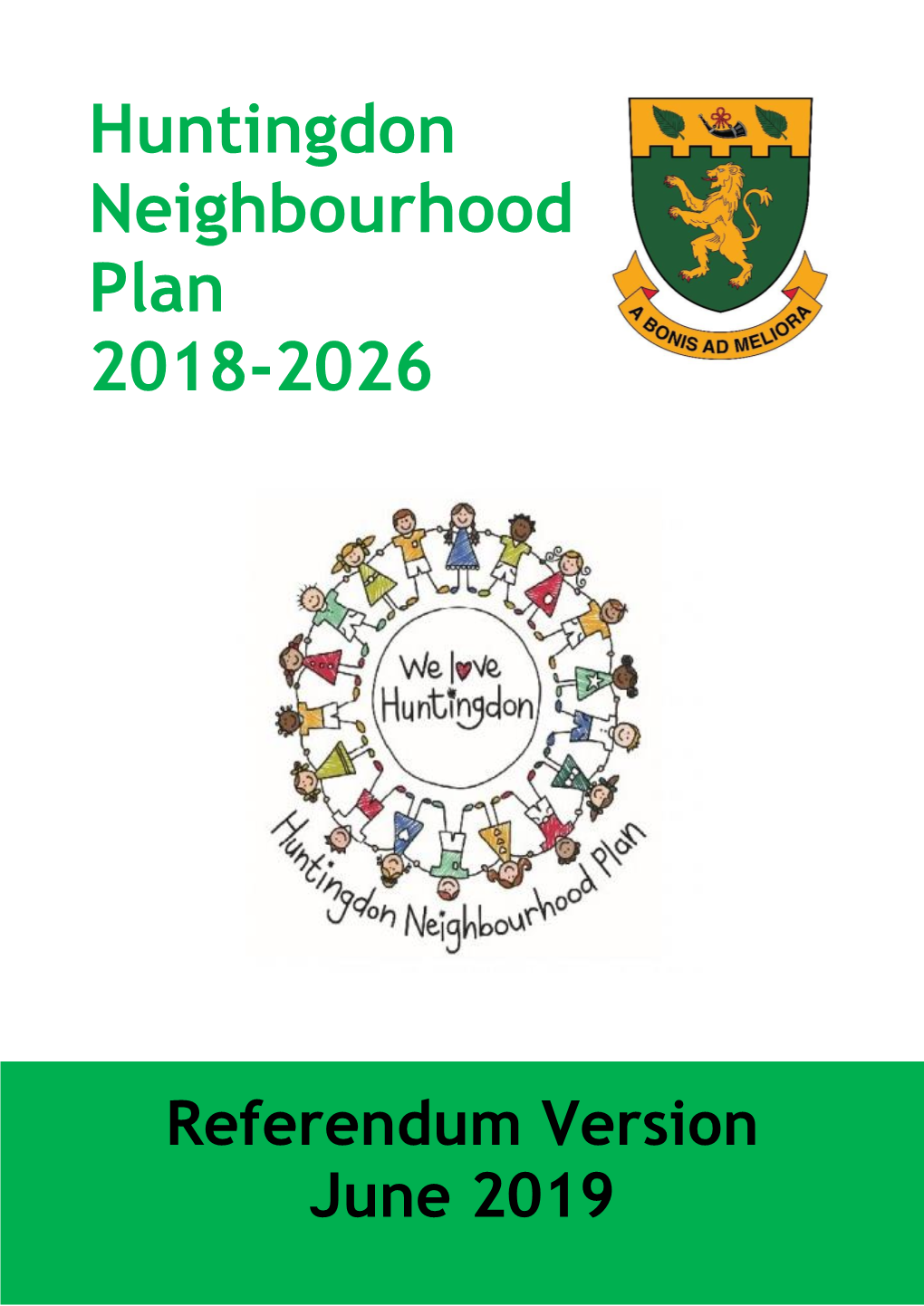 Huntingdon Neighbourhood Plan 2018-2026