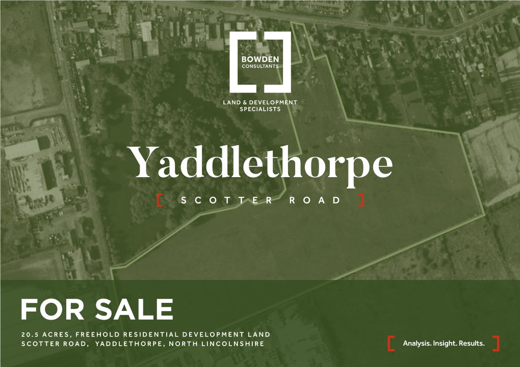 Yaddlethorpe Brochure.Pdf
