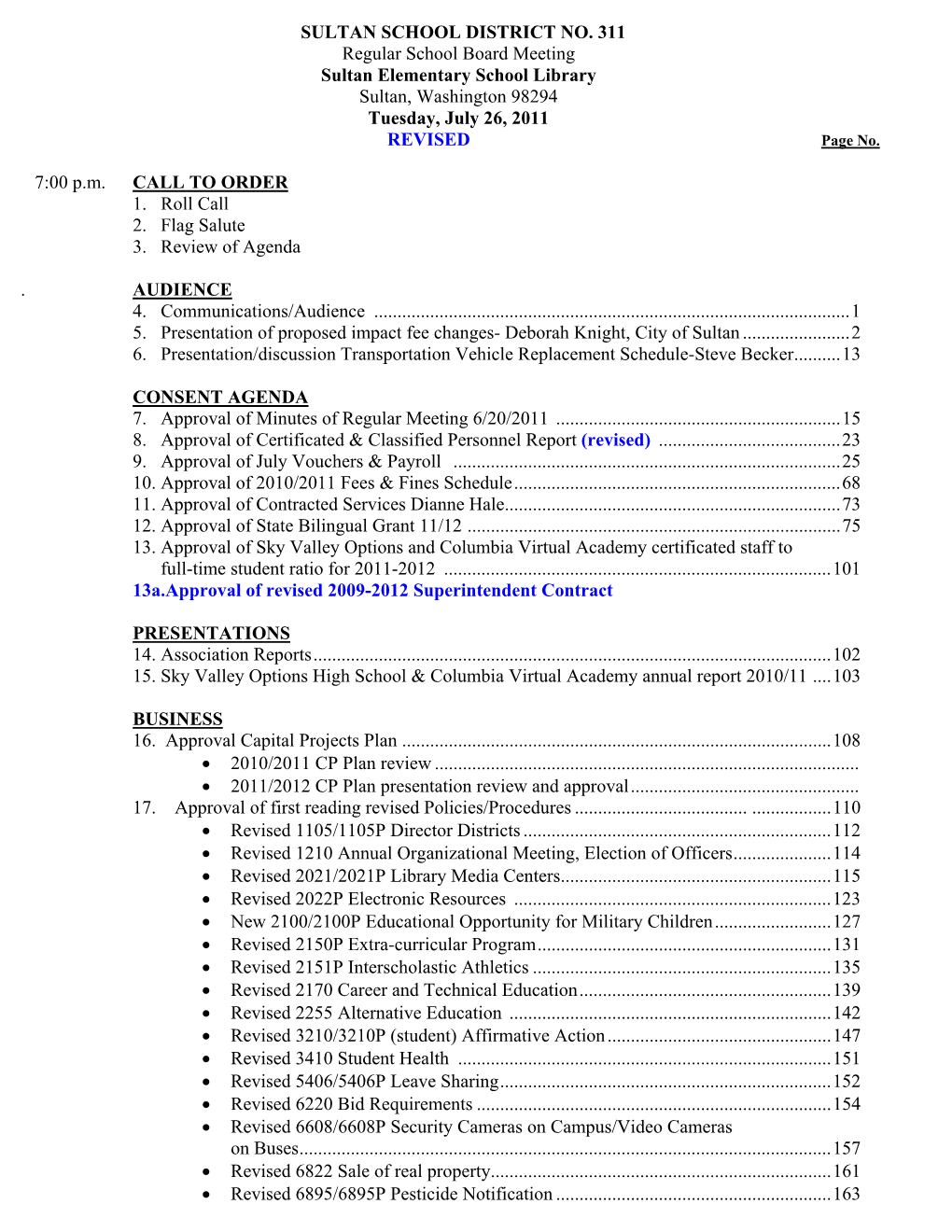 07.26.11 Board Packet.Pdf