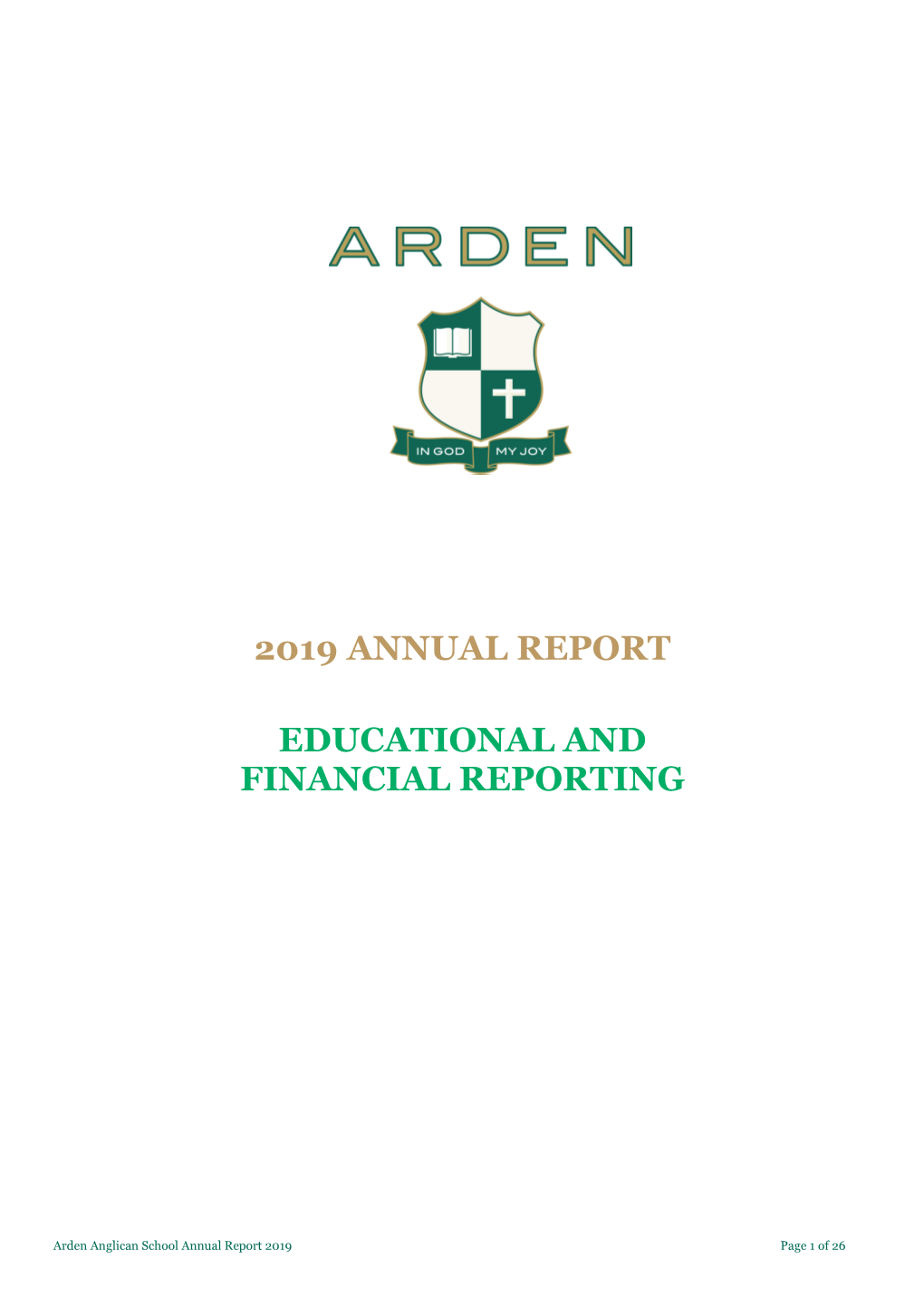 2019 Annual Report Educational and Financial