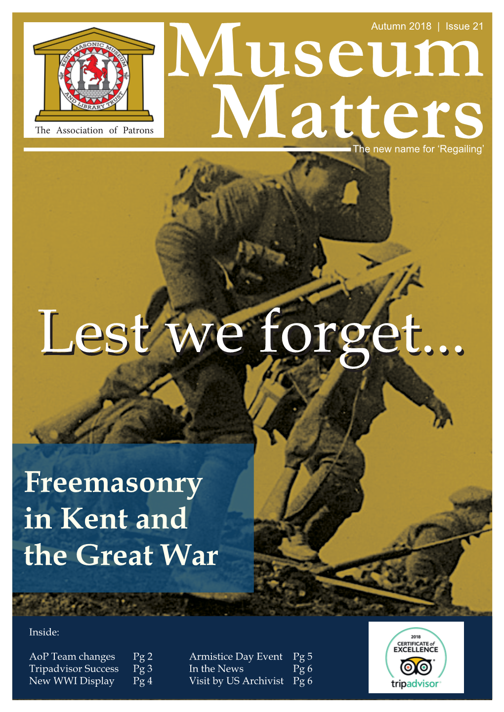 Freemasonry in Kent and the Great War