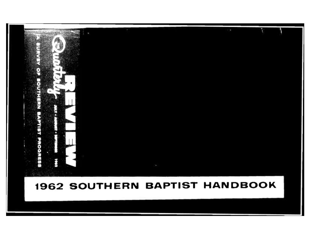 1962 SOUTHERN BAPTIST HANDBOOK Great Christian Leaders Have Praised Matthew Henry's Commentary