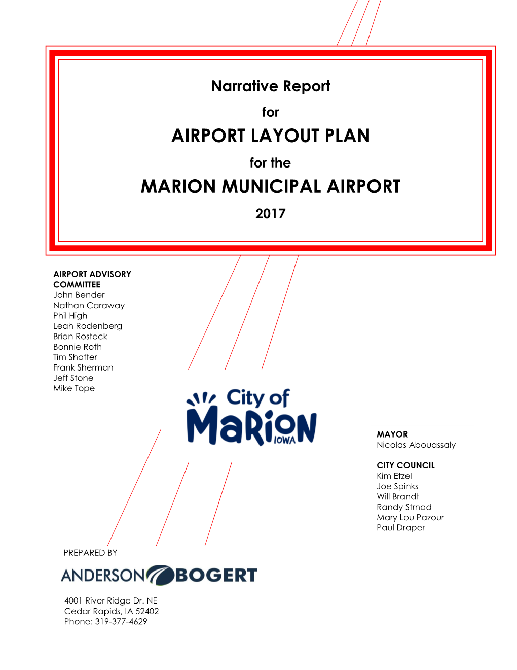Airport Layout Plan Marion Municipal Airport