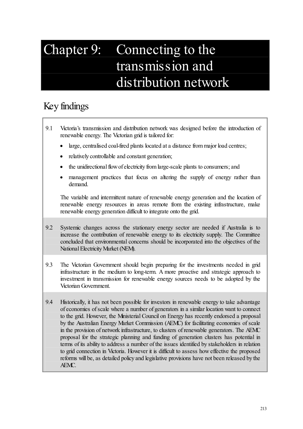 Connecting to the Transmission and Distribution Network
