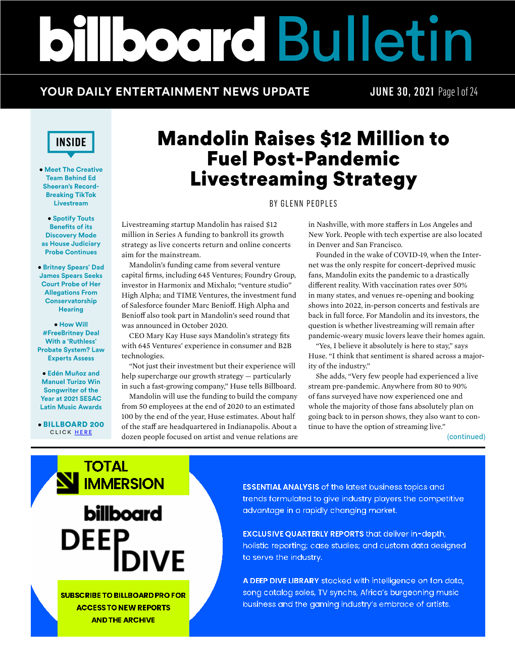 Mandolin Raises $12 Million to Fuel Post-Pandemic Livestreaming