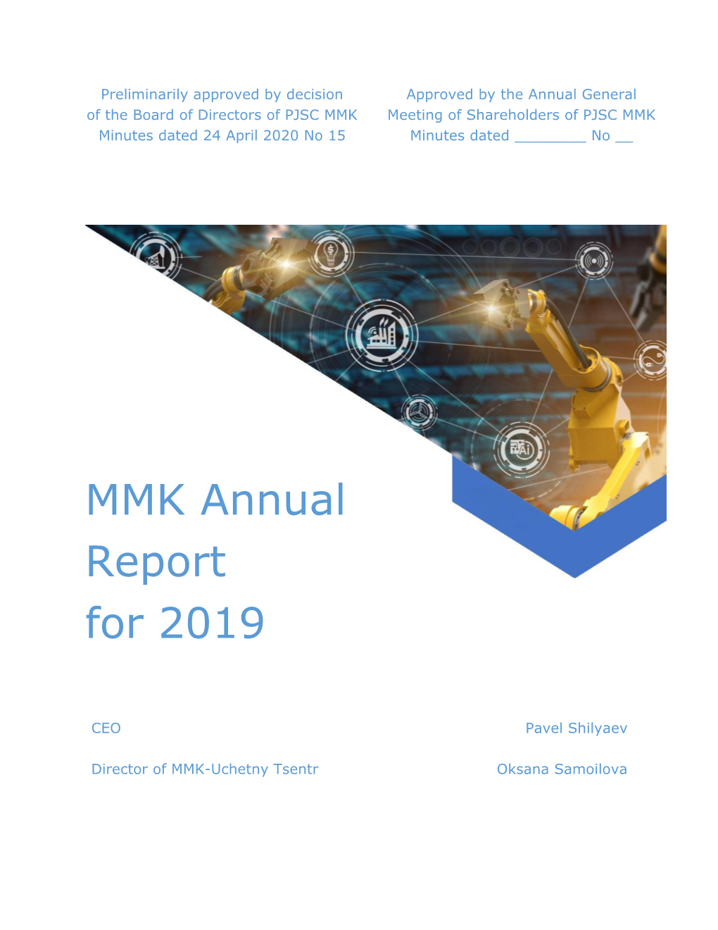 MMK Annual Report for 2019