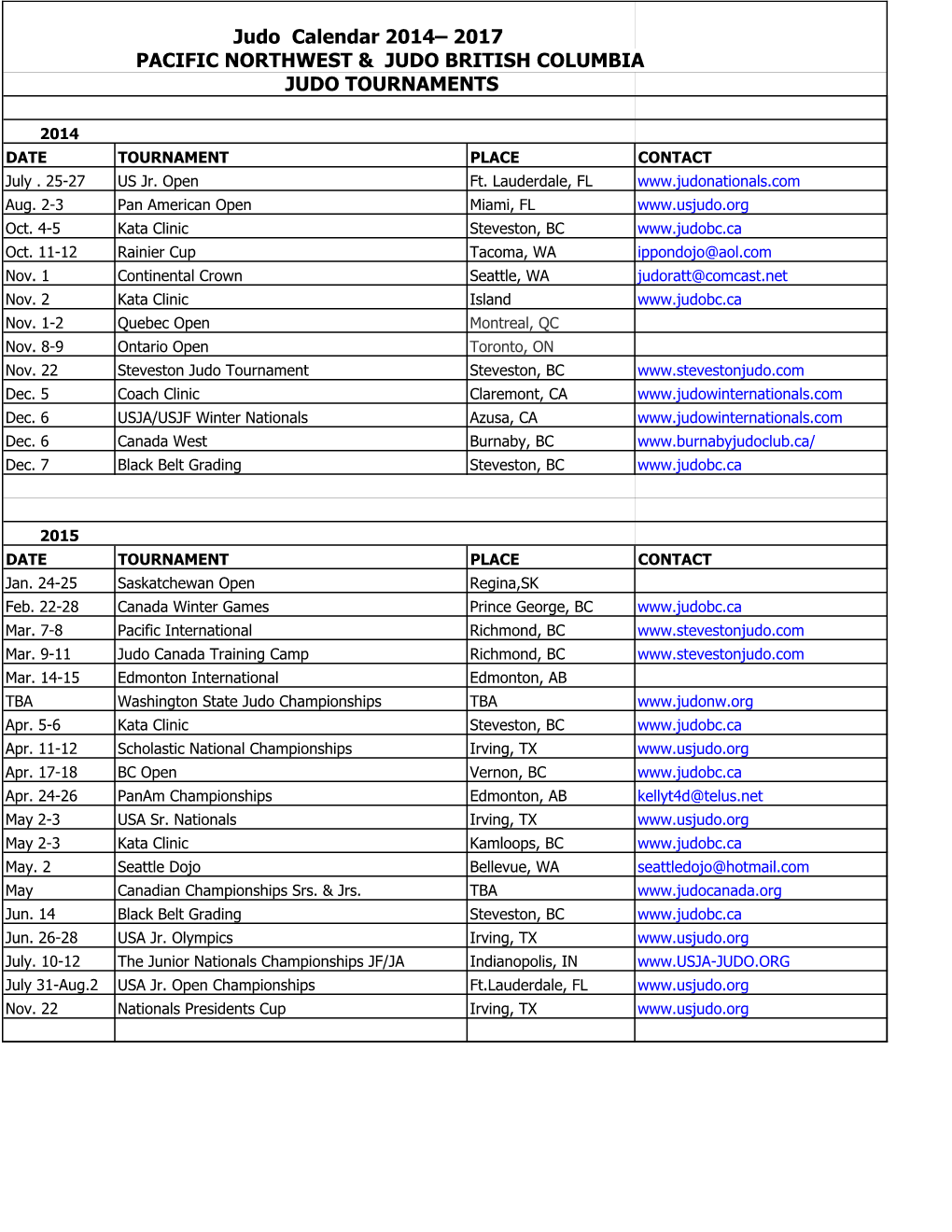 Tournament Schedule.Xlsx