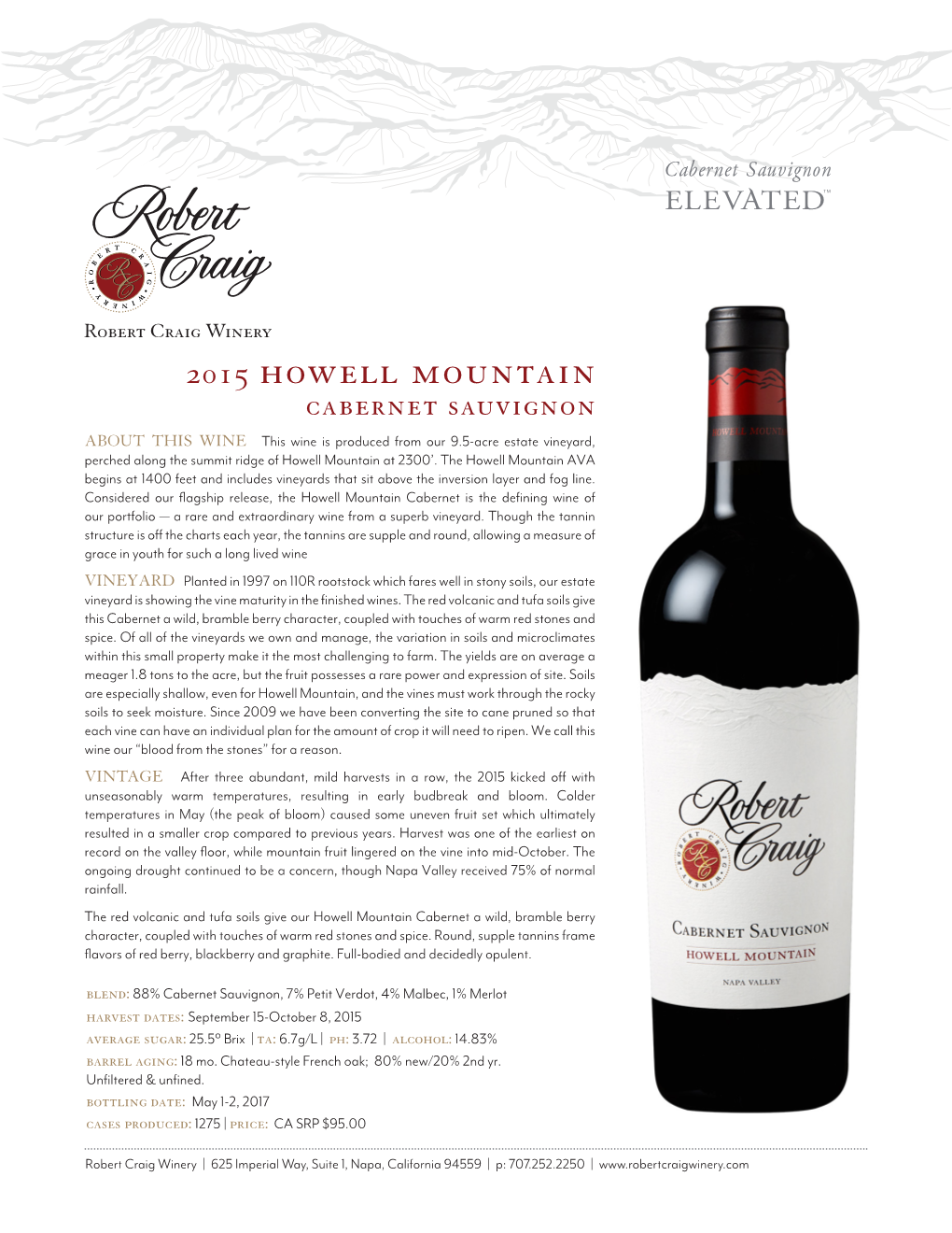 2015 Howell Mountain