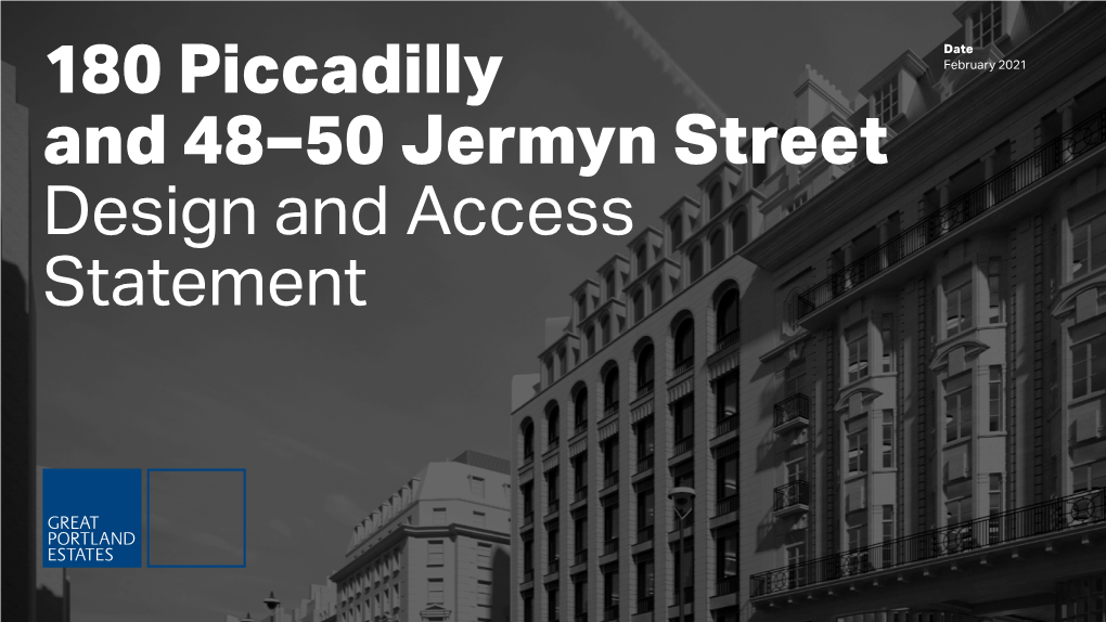 180 Piccadilly and 48–50 Jermyn Street Design and Access Statement