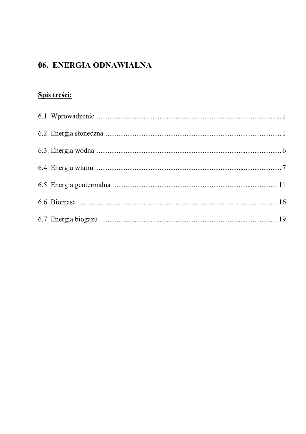 Rozdzial 6 ENERGIA ODNAWIALNA