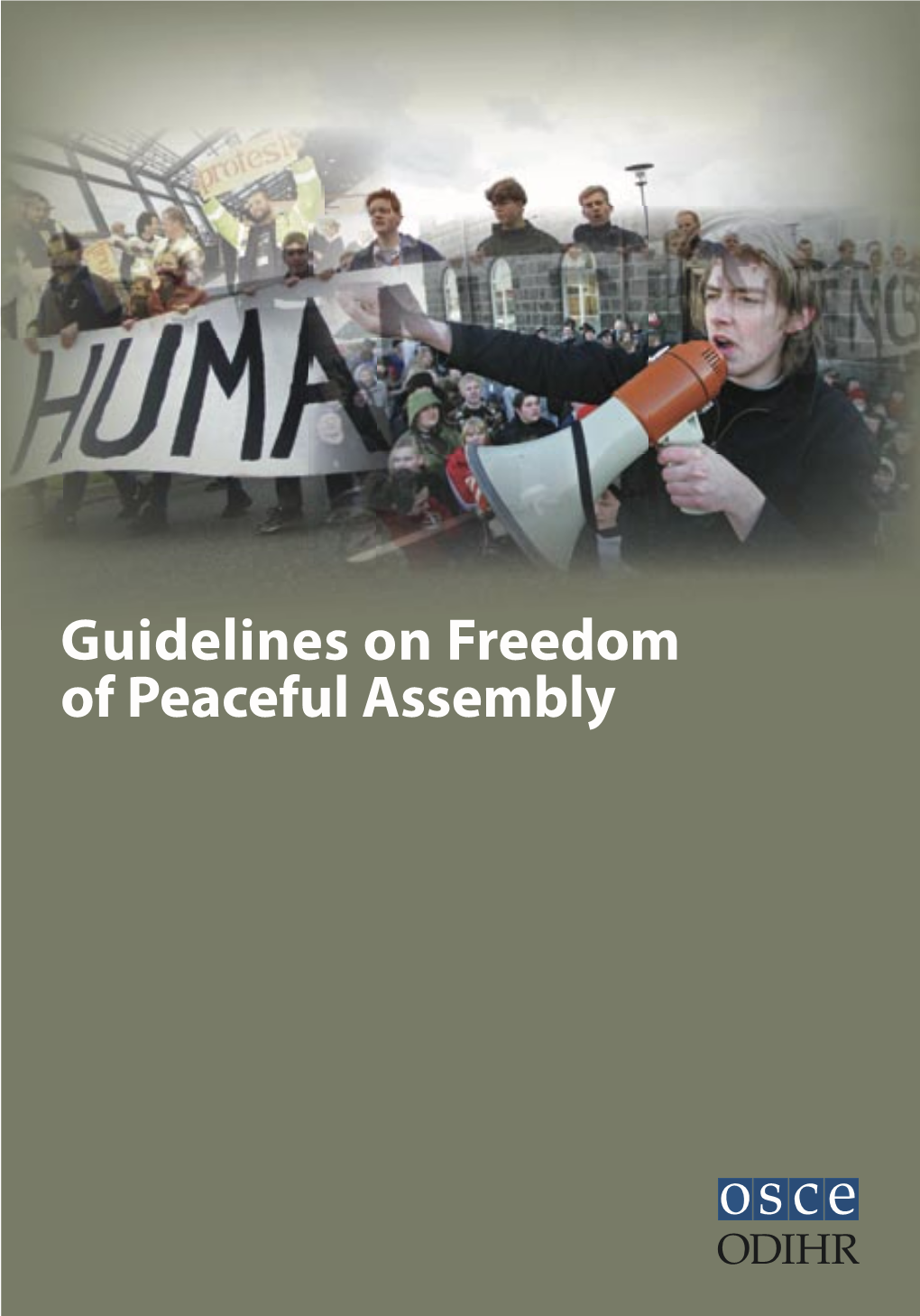 Guidelines on Freedom of Peaceful Assembly