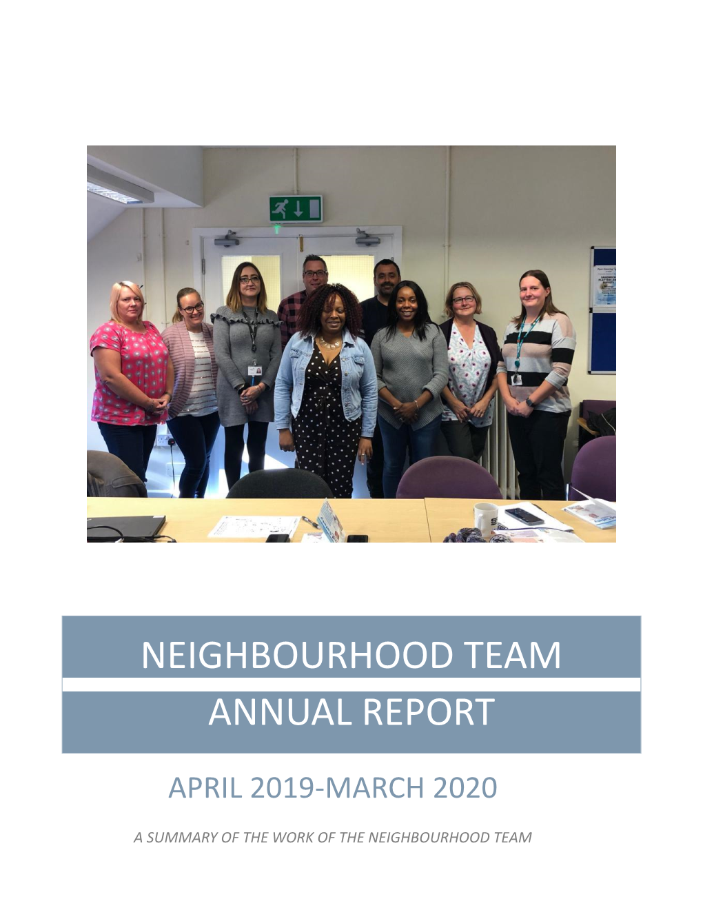 Neighbourhood Team Annual Report