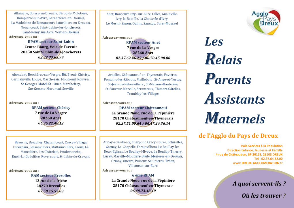 Les Relais Parents Assistants Maternels