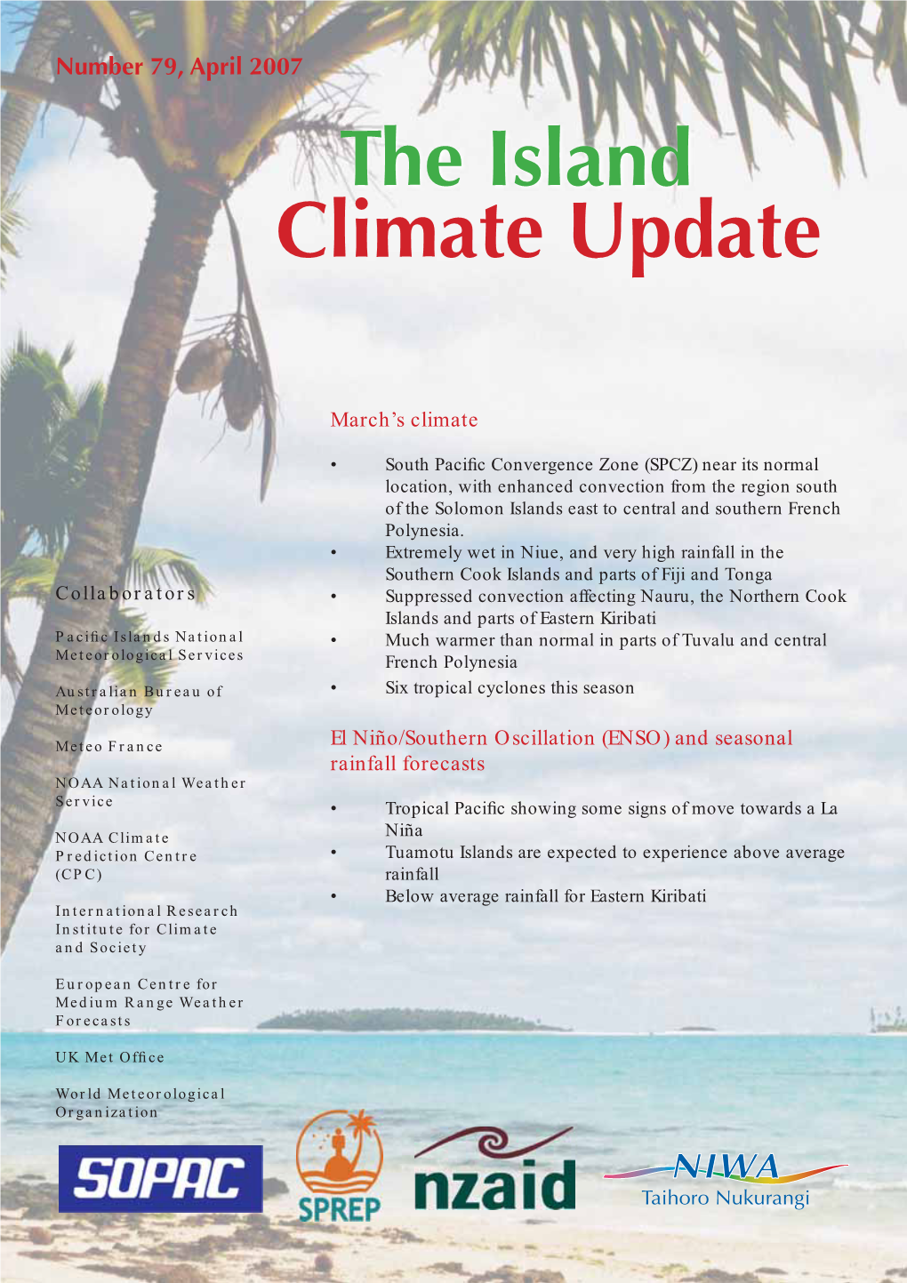 The Island Climate Update
