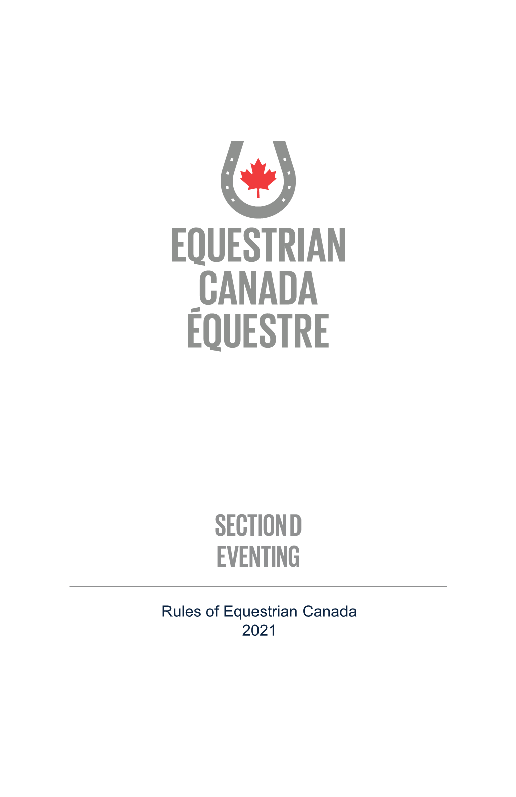 Rules of Equine Canada