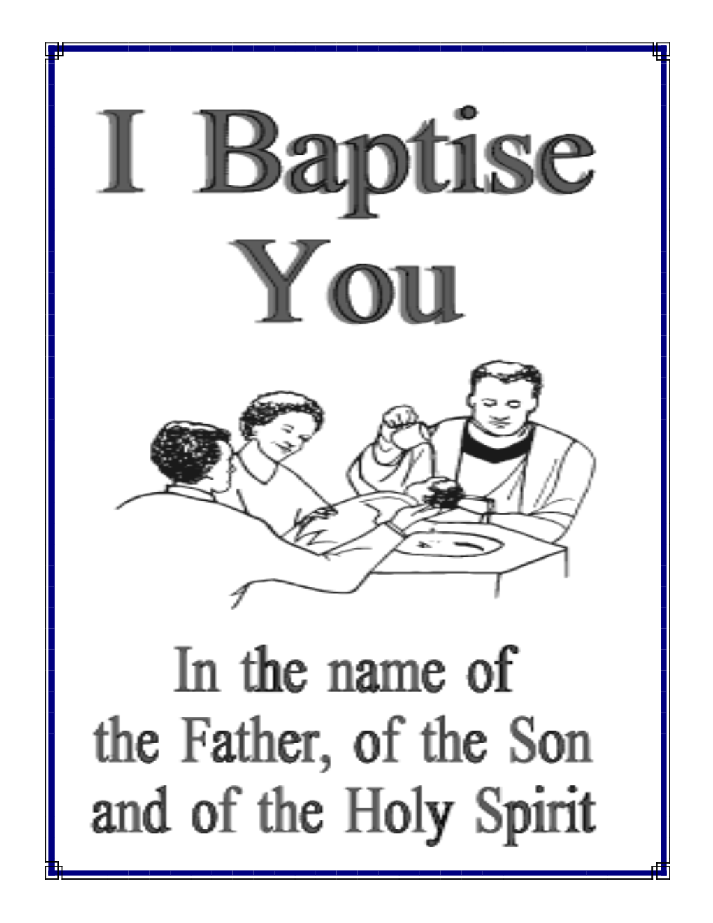 Baptism Information Booklet