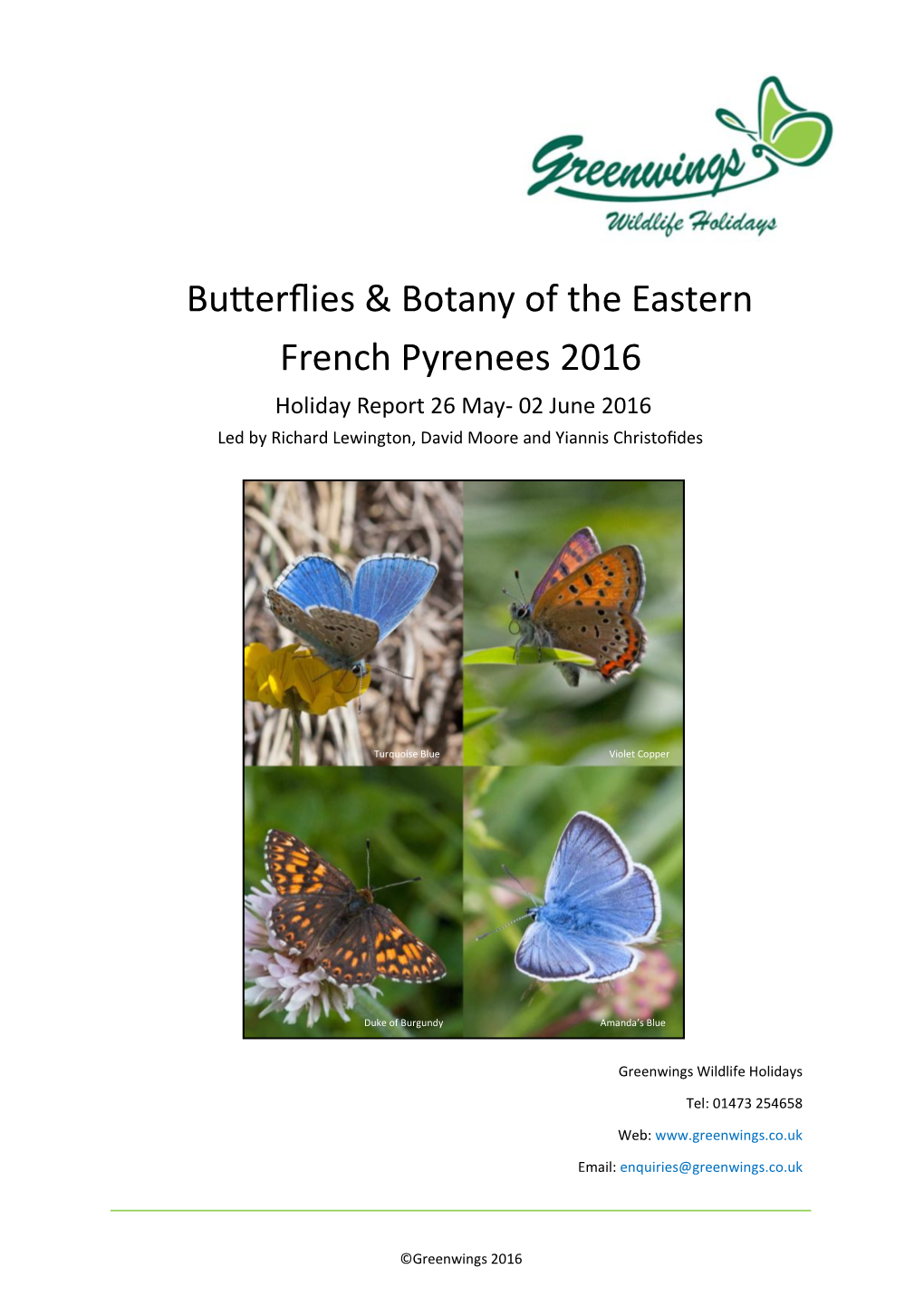 Butterflies & Botany of the Eastern French Pyrenees 2016