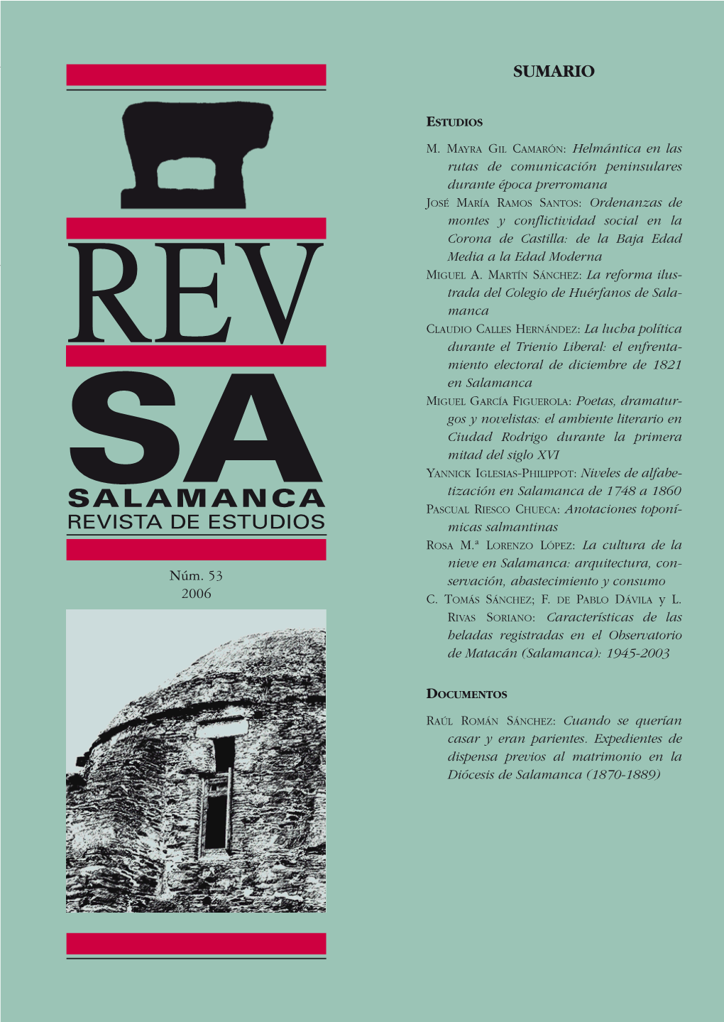 SALAMANCA Revista De Estudios