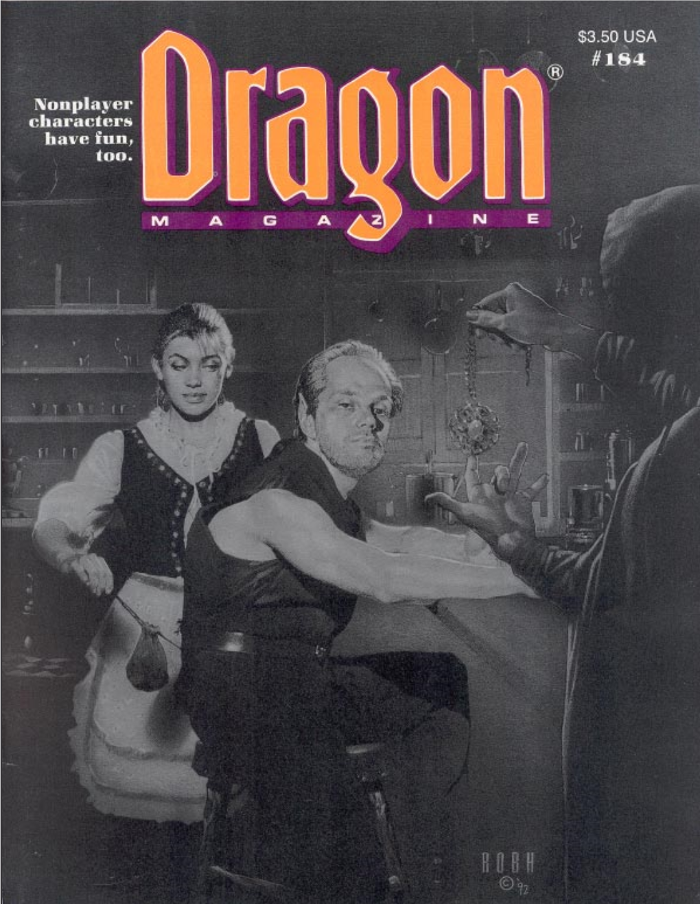 Dragon Magazine #184