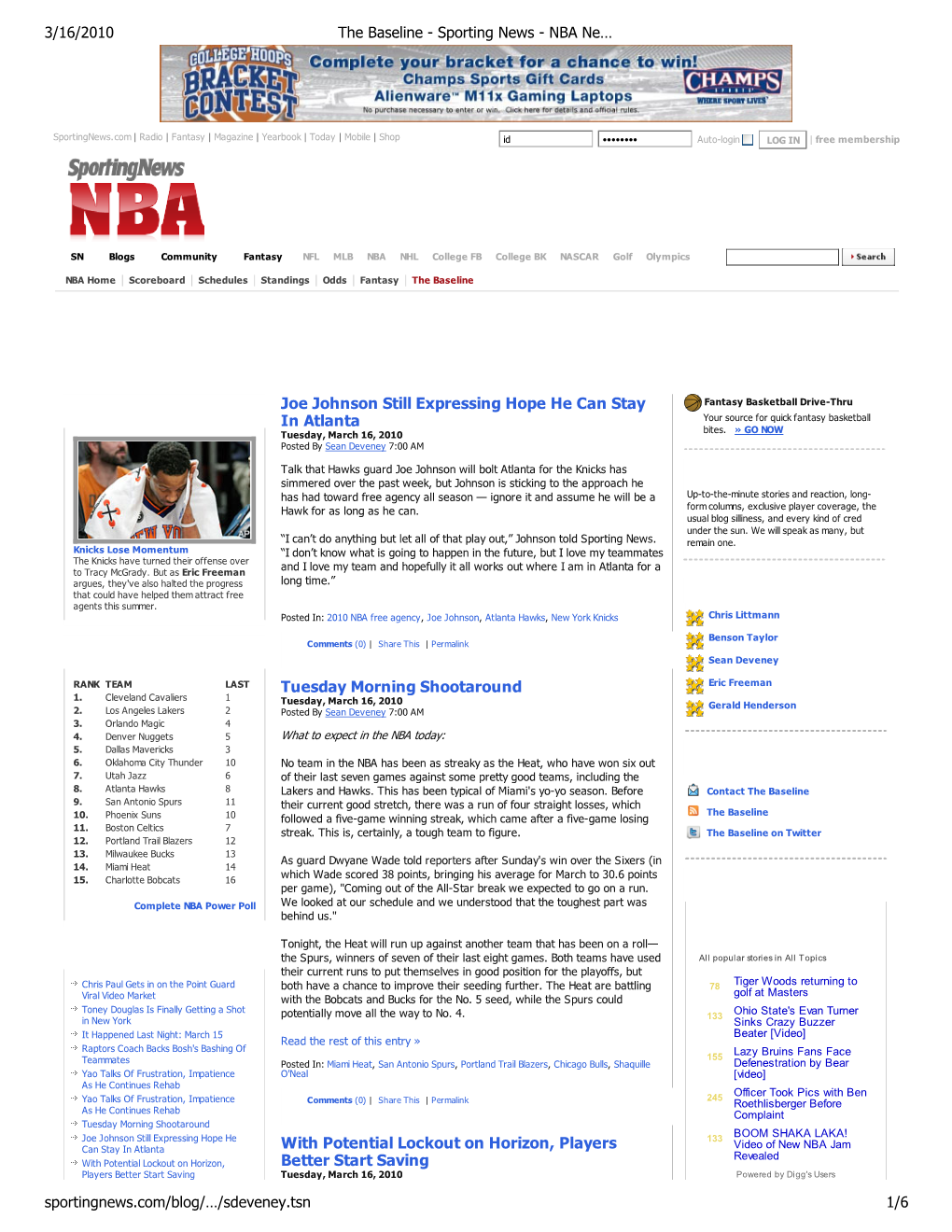 Sporting News - NBA Ne…