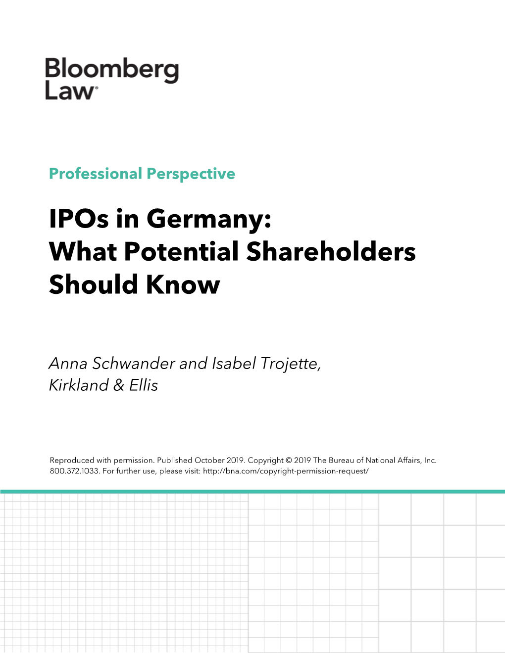 Ipos in Germany: What Potential Shareholders Should Know