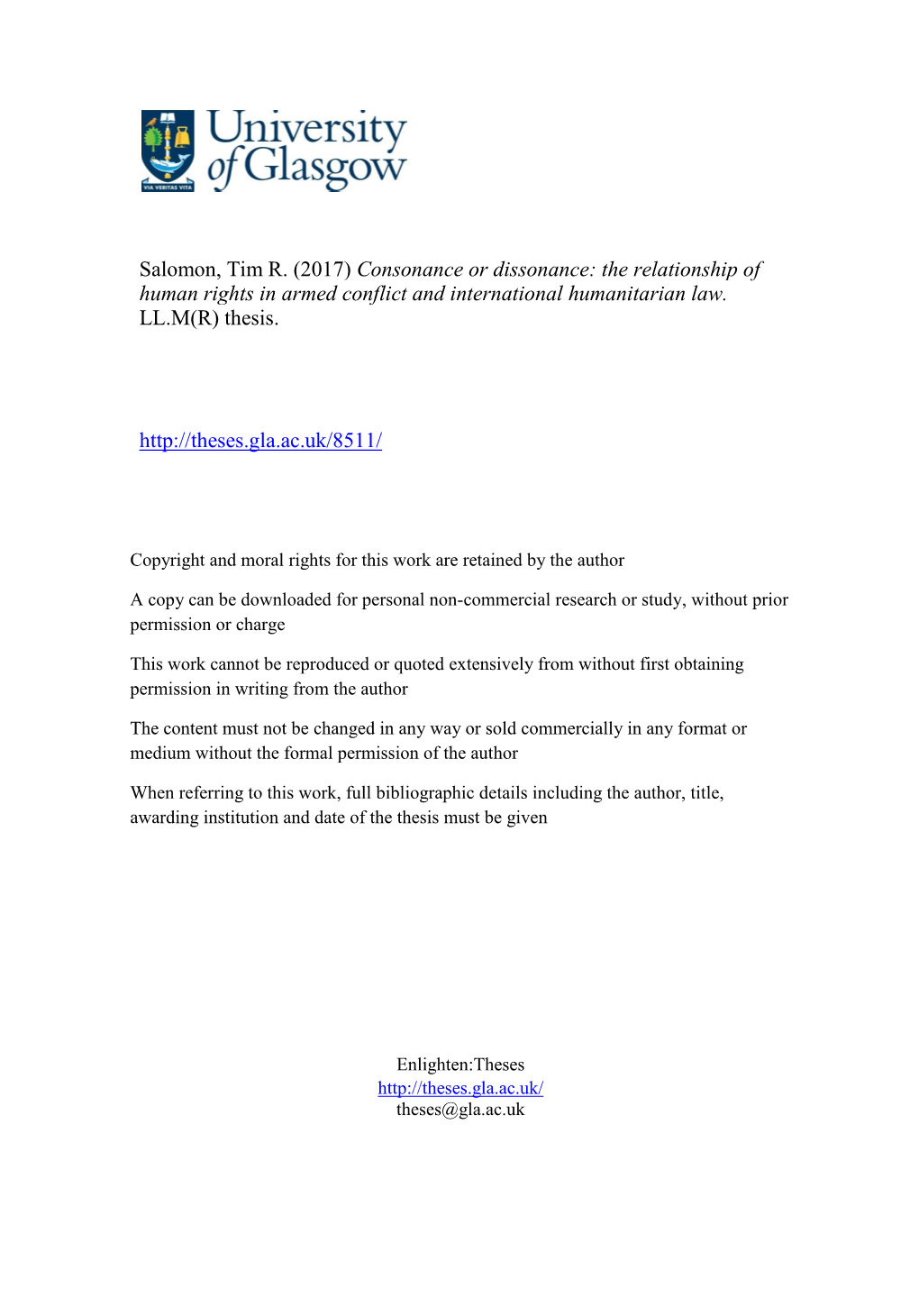 The Relationship of Human Rights in Armed Conflict and International Humanitarian Law