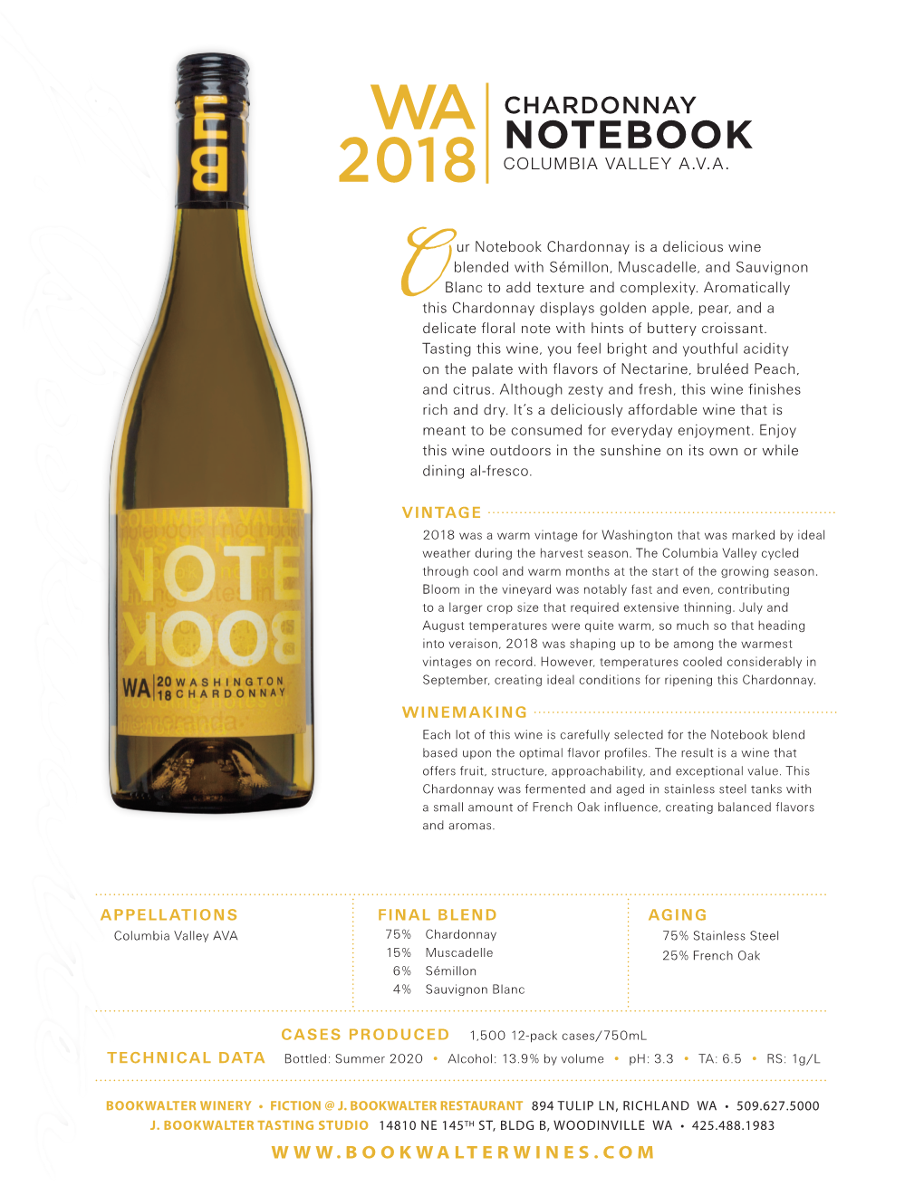 2018 Notebook Chardonnay Aug17.Pdf