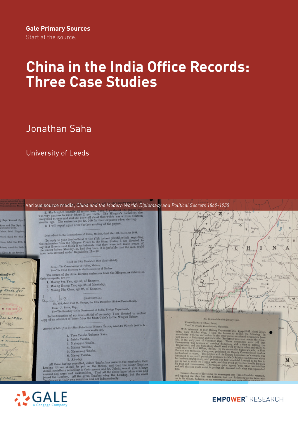 China in the India Office Records: Three Case Studies