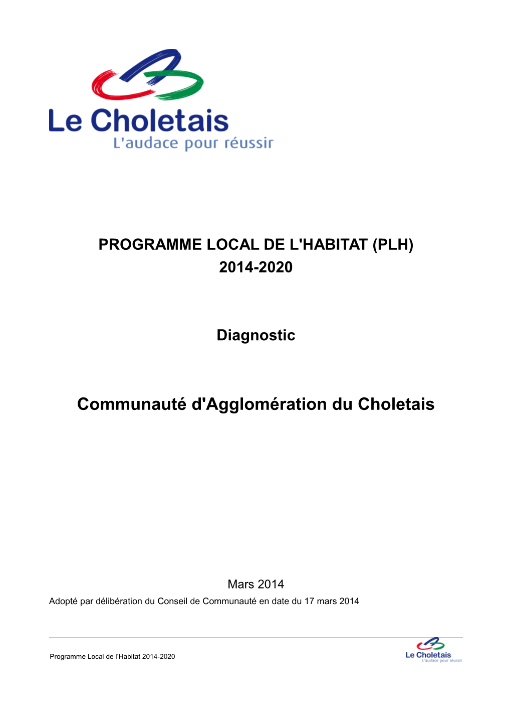 PROGRAMME LOCAL DE L'habitat (PLH) 2014-2020 Diagnostic