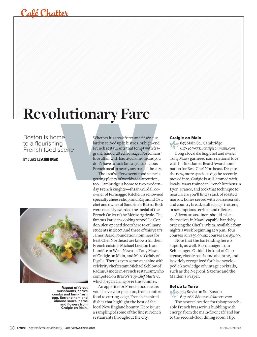 Revolutionary Fare