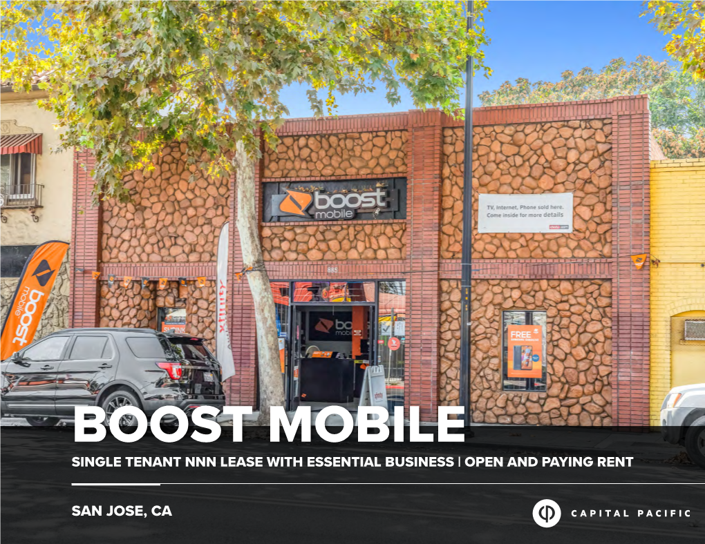 Boost Mobile Single Tenant Nnn Lease with Essential Business | Open and Paying Rent
