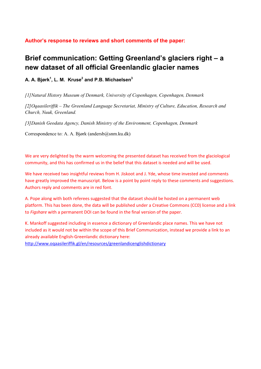 Getting Greenland's Glaciers Right